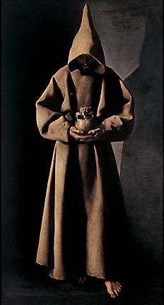 Saint Francis of assisi in his tomb