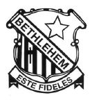Bethlehem College crest. Source: www.bethlehemcollege.nsw.edu.au (Bethlehem College website)