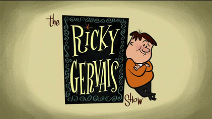 the ricky gervais show dvd cover. As The Ricky Gervais Show