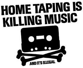 An anti-home taping ad.