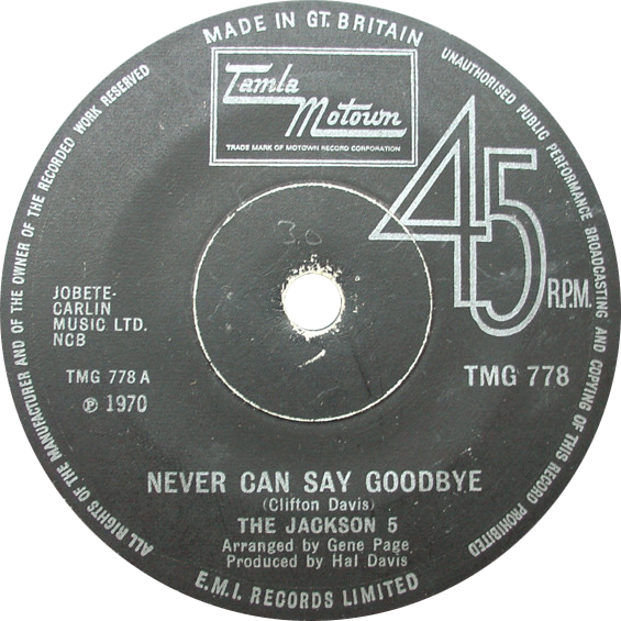 File:Never can say goodbye by jackson 5 UK single side-A solid centre.png