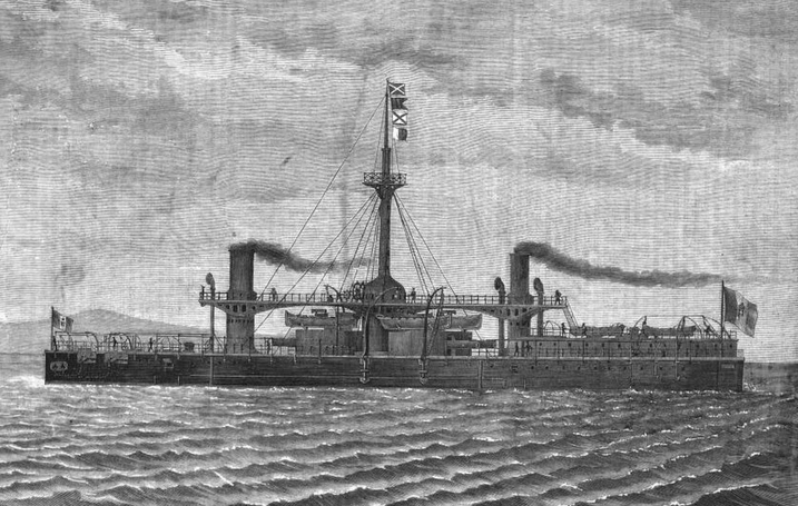 File:Italian ironclad Caio Duilio illustration.png