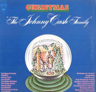 The Johnny Cash Family Christmas artwork