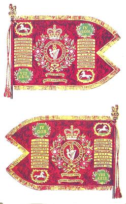 File:Guidon of the Queen's Royal Irish Hussars.jpg