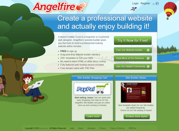 File:Angelfire Homepage.png