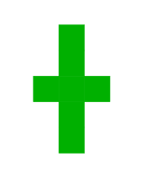 File:GreenRectangularCross.png