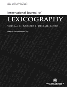 Международный журнал лексикографии cover.gif