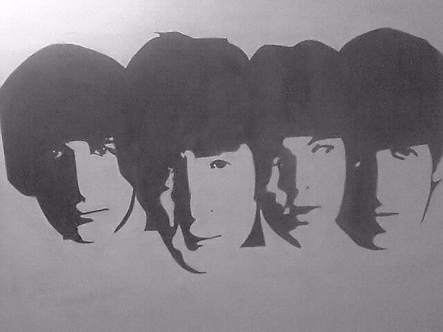 The Beatles on my wall