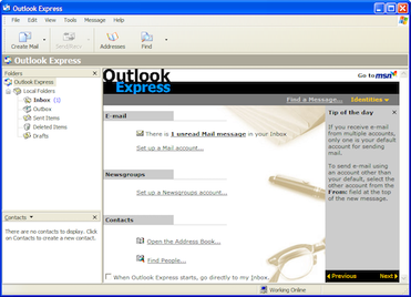 Microsoft Outlook Express 6 Reinstall Firefox
