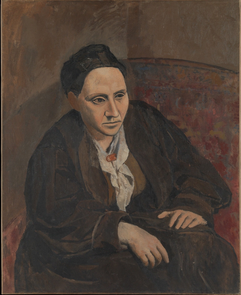 Picasso, Portrait of Gertrude Stein, 1906