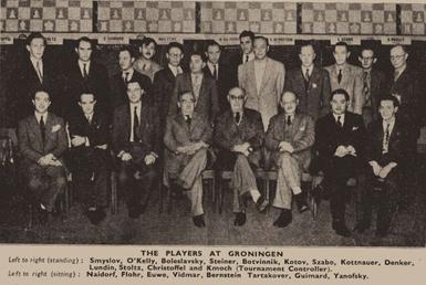 File:Players at Groningen 1946 chess tournament.jpg