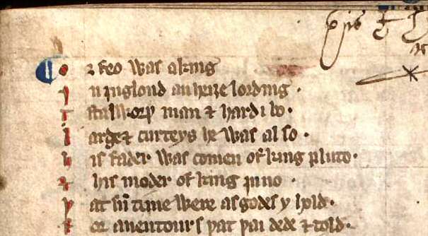 File:Sir Orfeo, first page, Auchinleck (detail).jpg