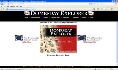 File:Screen shot of the Domesday Explorer.JPG