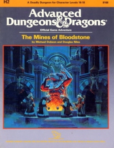 The Mines of Bloodstone (AD&D Fantasy Roleplaying, Module H2 ) Michael Dobson and Douglas Niles