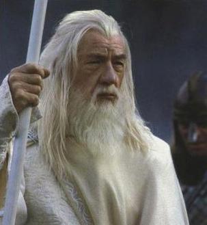 Ian McKellen as Gandalf in Peter Jackson's liv...