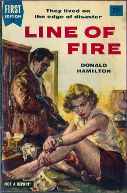 Line of fire (A Dell first edition [46]) Donald Hamilton