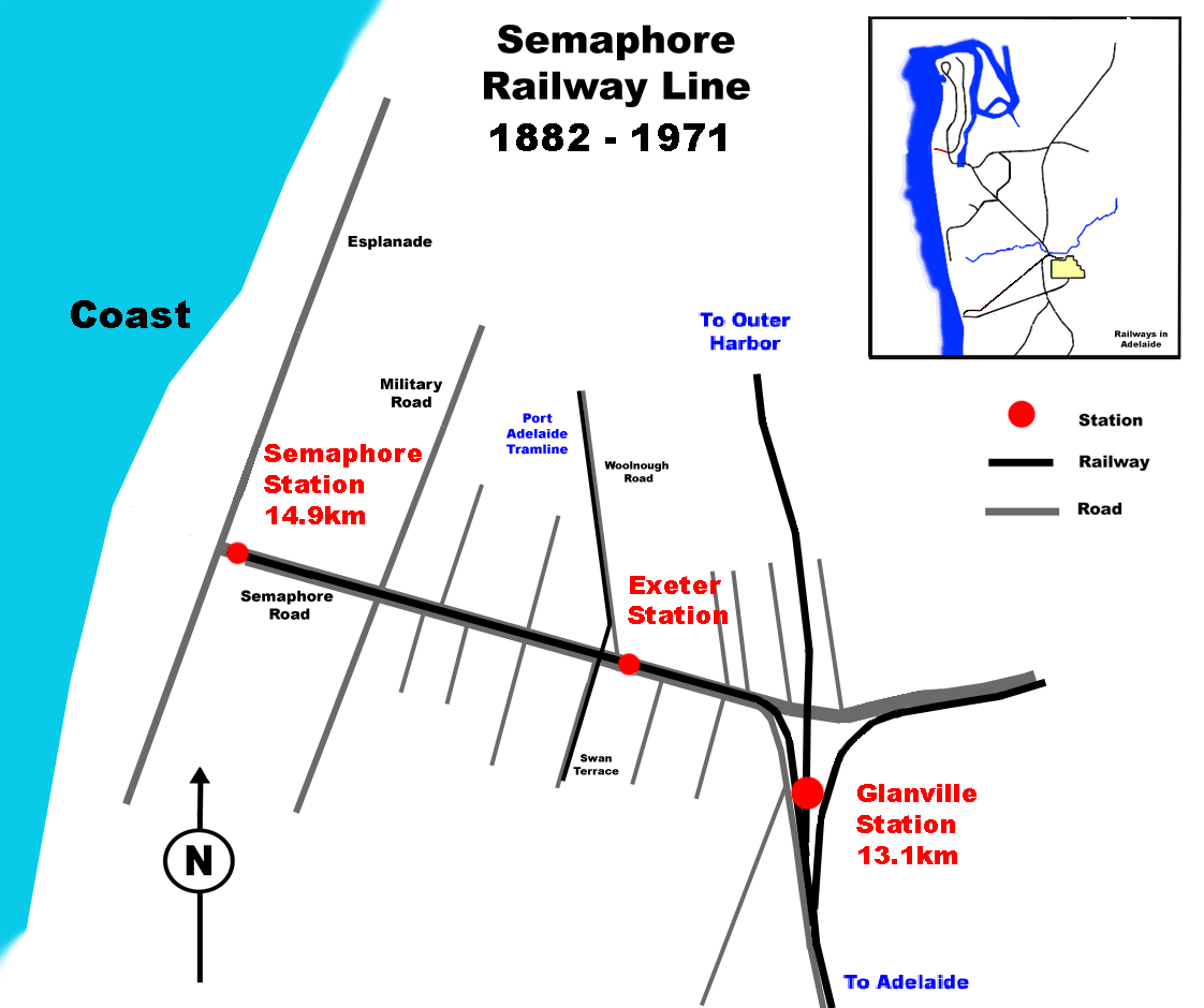 Semaphore Railway Map