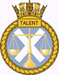Crest of HMS Talent