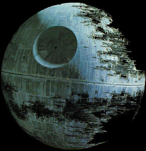 The second Death Star in Return of the Jedi