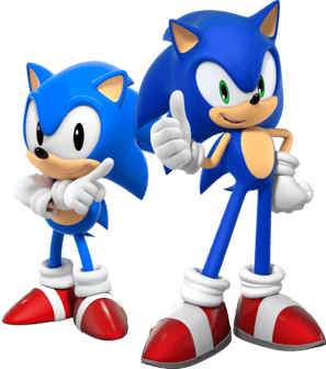 File:Sonic modern and classic designs.png