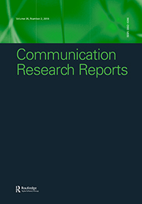 File:Communication Research Reports (journal) cover.jpg