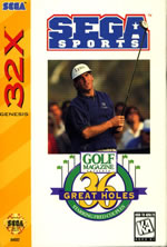 Golfer Fred Couples on a video game box