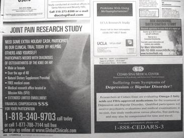 File:Clinical trial newspaper advertisements.JPG
