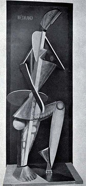 File:Alexander Archipenko, 1914, Danseuse du Médrano (Médrano II), Solomon R. Guggenheim Museum, New York. Reproduced in Archipenko-Album, 1921.jpg