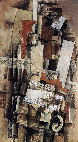 File:Georges Braque, 1914, Man With a Guitar, oil on canvas, 130 x 73 cm, Musée National d'Art Moderne, Centre Georges Pompidou, Paris.jpg