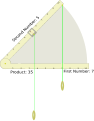 illustration of prosthaphaeretic slide rule[1] Thank you. Very slick illustration