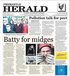 Fremantle Herald Front Page August 2013.jpg