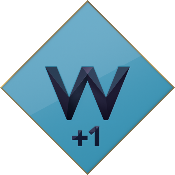 File:W +1 logo 2016.png