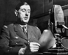 General de Gaulle speaking on BBC Radio during the war De-gaulle-radio.jpg