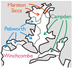 Rural districts of north Gloucestershire 1894 - 1931