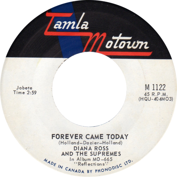 File:Forever came today by diana ross and the supremes Canadian single side-A.png