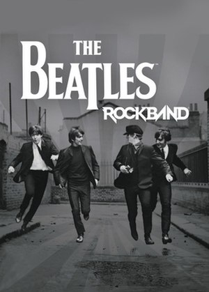 The Beatles Rock Band box art