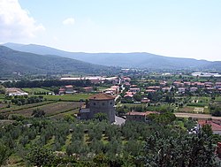 The valley below Castiglion Fiorentino