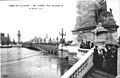 Pont Alexandre III during the flood