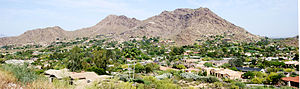 Paradise Valley, looking east to Mummy Mt.