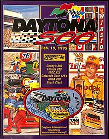 1995 Daytona 500 program cover