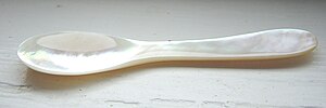mother of pearl caviar spoon