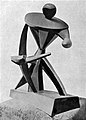 Alexander Archipenko, 1913, Pierrot-carrousel, painted plaster, 61 × 48.6 × 34 cm, Solomon R. Guggenheim Museum, New York. Reproduced in Archipenko-Album, 1921