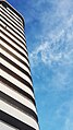 Skyward view of Liberty building