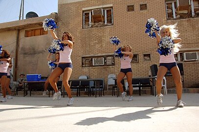 Dallas Cowboys Cheerleaders in Iraq