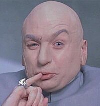 Dr. Evil thinking about 10 million lines of code per second
