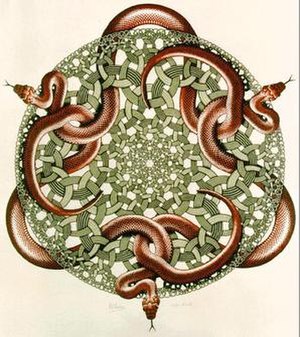 Snakes (M. C. Escher)