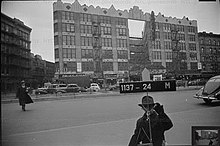 Photo of the Lincoln Arcade building taken in 1939 under auspices of the Works Progress Administration and the New York City Department of Taxation LincolnArcadeTaxPhoto1939.jpg