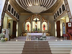 Saints Peter and Paul Cathedral Sorsogon inside altar