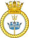 Знак HMS Invincible (R05)