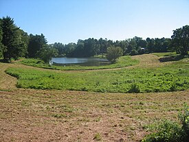 Occum Pond in Hanover, New Hampshire. Northern and western New England are very rural, especially when compared to the urban southern and eastern coast.